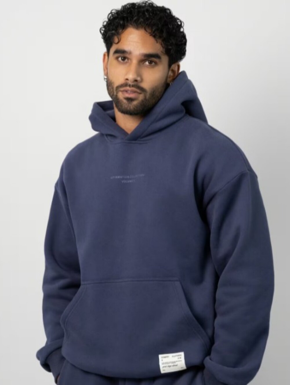 Affirmation Hoodie - Mighnight Blue